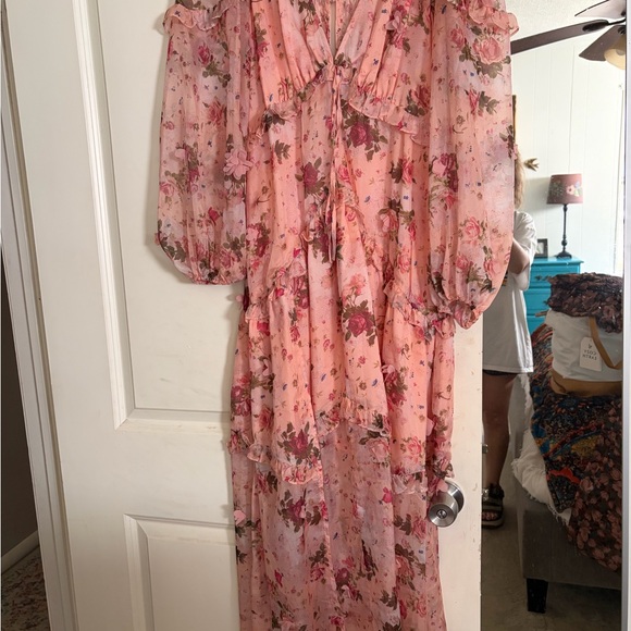 Buddy Love Pink Floral Maxi Dress - Picture 9 of 10